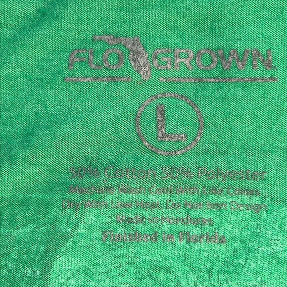 FLO GROWN Kelly Green Dog T Shirt Dog St Pattys Day Lover Lab Soft Stretch JR L - Picture 6 of 14